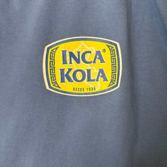 INCA KOLA T-Shirt, Peru. Unisex  Size XL Blue - Picture 5 of 6